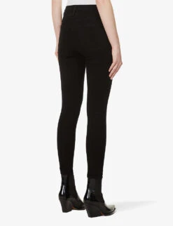 FRAME Ali High-rise Cigarette Jeans -Whistles Shop 1057 3005669 AHRSKC208NOIR NOIR ALT03