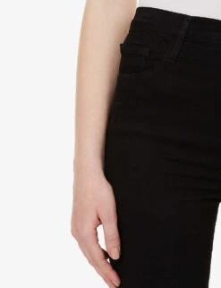 FRAME Ali High-rise Cigarette Jeans -Whistles Shop 1057 3005669 AHRSKC208NOIR NOIR ALT04