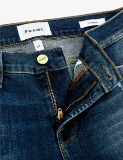 FRAME Le Garcon Mid-rise Straight Jeans -Whistles Shop 1057 3005669 LGJ779 AZURE ALT06