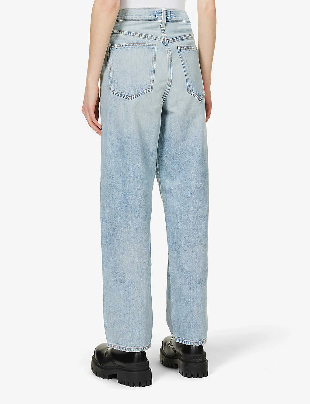 AGOLDE Criss Cross Straight Mid-rise Jeans 6 AGOLDE Criss Cross Straight Mid-rise Jeans - Image 4