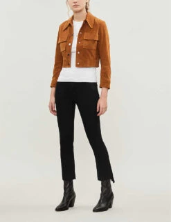 MOTHER The Insider Striped Straight High-rise Jeans -Whistles Shop 150 3005848 1157180 NOTGUILTY ALT01