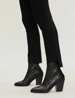 MOTHER The Insider Striped Straight High-rise Jeans -Whistles Shop 150 3005848 1157180 NOTGUILTY ALT03