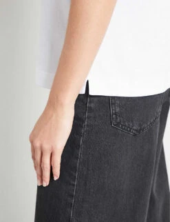 Zadig & Voltaire Logo-print Cotton T-shirt -Whistles Shop 669 10175 PWGTR1802F BLANC ALT05