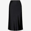 Joseph Isaak Silk-satin Midi Skirt -Whistles Shop R00043370 BLACK ALT10