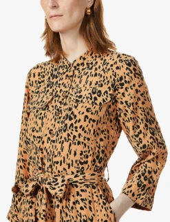 Whistles Animal-print Woven Jumpsuit -Whistles Shop R03676904 MULTICOLOUR ALT03