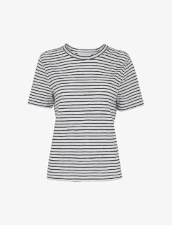 Whistles Emily Ultimate Striped Cotton T-shirt