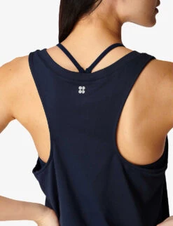 Sweaty Betty Gary Relaxed-fit Stretch-woven Jumpsuit -Whistles Shop R03763603 NAVYBLUE ALT03