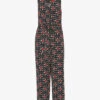 Whistles Corey Block-print Woven Jumpsuit -Whistles Shop R03776760 BLACK M