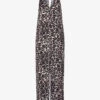 Whistles Clouded Leopard-print Woven Jumpsuit -Whistles Shop R03802100 MULTICOLOURED M