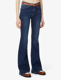 FRAME Le High Flare High-rise Stretch-denim Jeans -Whistles Shop R03809274 DUBLIN ALT02