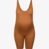 Maternity The Cindy Scoop-neck Stretch-woven Unitard -Whistles Shop R03811963 TOFFEE M