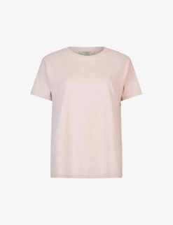 AllSaints Grace Logo-embroidered Cotton-jersey T-shirt