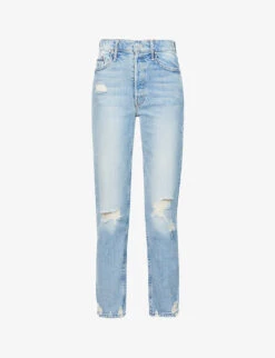 MOTHER Tomcat Straight Mid-rise Jeans