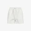 AllSaints Shana Elasticated Leather Shorts -Whistles Shop R03868469 WHITE M