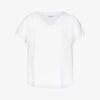 V-neck Jersey T-shirt -Whistles Shop R03908177 WHITE M
