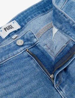 Paige Brigitte Straight-leg Mid-rise Stretch-denim Jeans -Whistles Shop R03913277 MUSICWBEATHEM ALT06