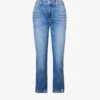 Paige Brigitte Straight-leg Mid-rise Stretch-denim Jeans -Whistles Shop R03913277 MUSICWBEATHEM M