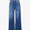 Paige Anessa Wide-leg High-rise Stretch-denim Jeans -Whistles Shop R03923148 ROAM M