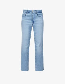 GOOD AMERICAN Good Straight Straight-leg High-rise Stretch-denim Jeans