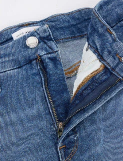 GOOD AMERICAN Good Legs Cropped Slim-leg Mid-rise Stretch-denim Jeans -Whistles Shop R03939749 INDIGO149 ALT06