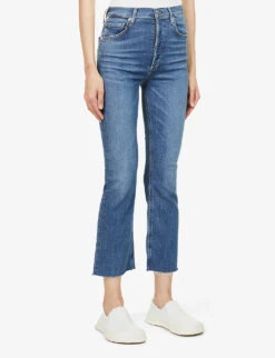 CITIZENS OF HUMANITY Isola Faded Flared High-rise Stretch Denim-blend Jeans -Whistles Shop R03943727 LAWLESS ALT02