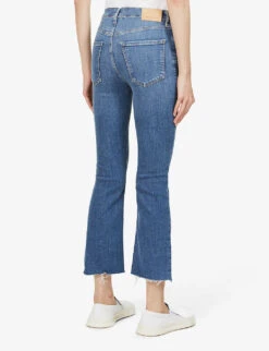 CITIZENS OF HUMANITY Isola Faded Flared High-rise Stretch Denim-blend Jeans -Whistles Shop R03943727 LAWLESS ALT03