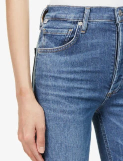 CITIZENS OF HUMANITY Isola Faded Flared High-rise Stretch Denim-blend Jeans -Whistles Shop R03943727 LAWLESS ALT04