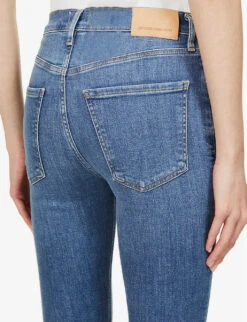 CITIZENS OF HUMANITY Isola Faded Flared High-rise Stretch Denim-blend Jeans -Whistles Shop R03943727 LAWLESS ALT05