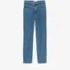 CLAUDIE PIERLOT Poupi Straight-leg High-rise Organic Cotton-denim Jeans -Whistles Shop R03949175 DENIMJEAN M
