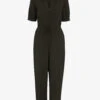 Whistles Jenny Relaxed Woven Jumpsuit -Whistles Shop R03949765 KHAKIOLIVE M