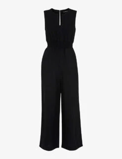 Whistles Melanie V-neck Linen Jumpsuit