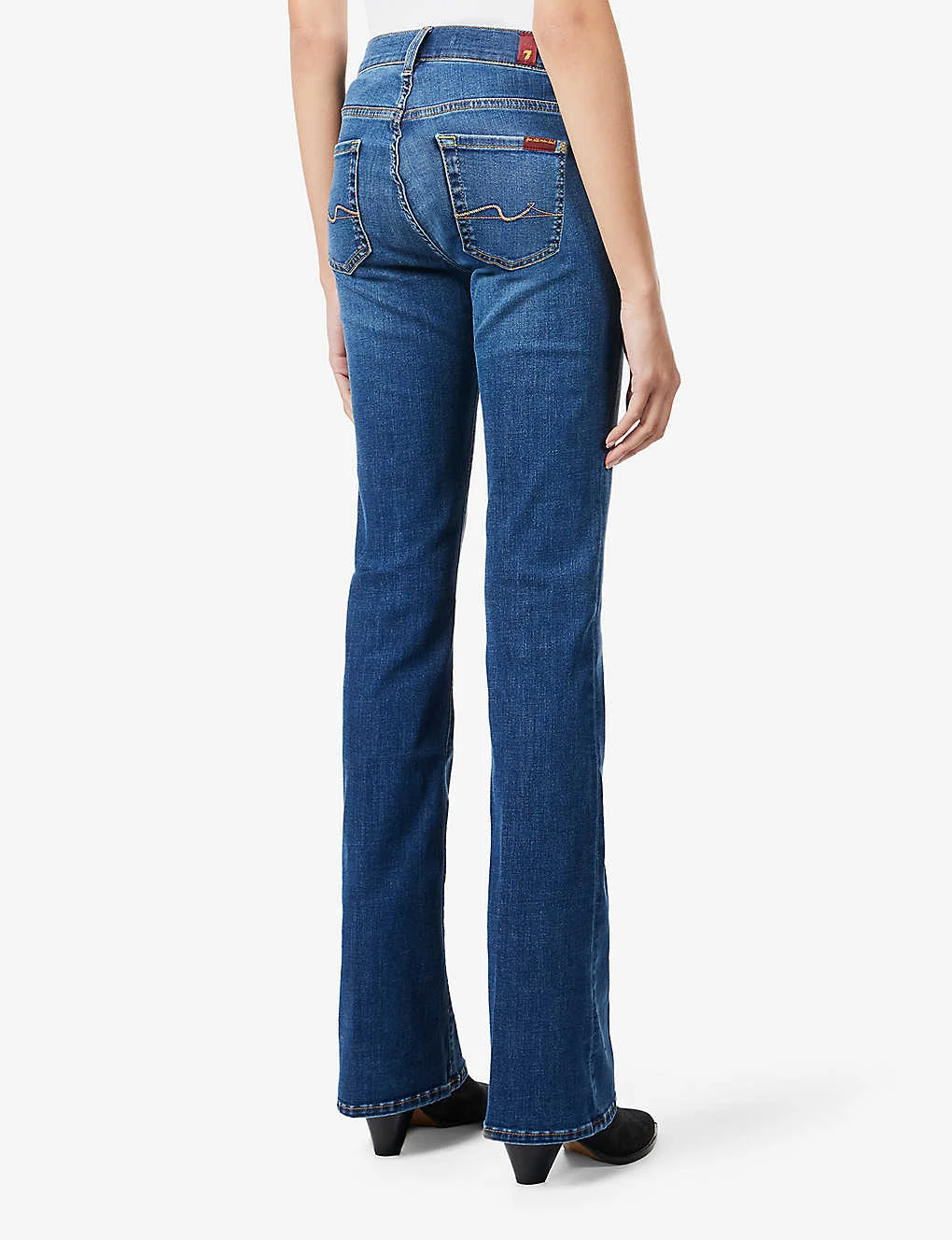 7 For All Mankind Bootcut Mid-rise Stretch-denim Jeans 6 7 For All Mankind Bootcut Mid-rise Stretch-denim Jeans - Image 4