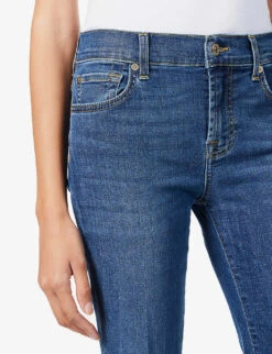 7 For All Mankind Bootcut Mid-rise Stretch-denim Jeans 12 7 For All Mankind Bootcut Mid-rise Stretch-denim Jeans -Whistles Shop R03955417 DUCHESS ALT04