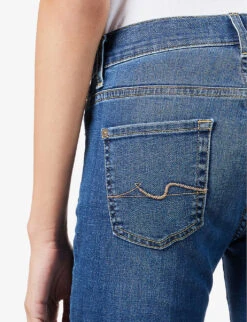 7 For All Mankind Bootcut Mid-rise Stretch-denim Jeans 13 7 For All Mankind Bootcut Mid-rise Stretch-denim Jeans -Whistles Shop R03955417 DUCHESS ALT05