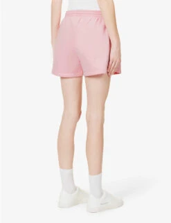 365 Signature High-rise Organic-cotton Sweat Shorts -Whistles Shop R03972141 SAKURAPINK ALT03