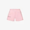 365 Signature High-rise Organic-cotton Sweat Shorts -Whistles Shop R03972141 SAKURAPINK M