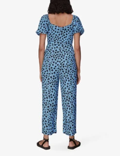 Whistles Dalmatian-print Woven Jumpsuit -Whistles Shop R03978843 MULTICOLOURED ALT03