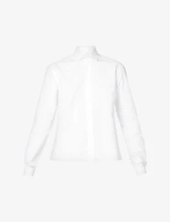 The Girlfriend A-line Organic-cotton Shirt