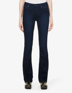 Paige Manhattan Boot Slim-fit High-rise Stretch-denim Jeans -Whistles Shop R04002435 LANA ALT02