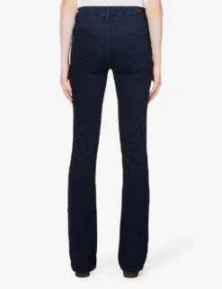 Paige Manhattan Boot Slim-fit High-rise Stretch-denim Jeans -Whistles Shop R04002435 LANA ALT03