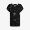 AllSaints Ventra Imogen Graphic-print Cotton T-shirt -Whistles Shop R04009303 BLACK M