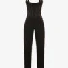Mylene Corseted Woven Jumpsuit -Whistles Shop R04053545 BLACK M