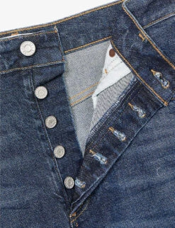 AGOLDE Riley Cropped Straight-leg High-rise Stretch Cotton-blend Jeans -Whistles Shop R04058553 DIVIDED ALT06