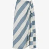 Gracy Striped Woven Midi Skirt -Whistles Shop R04061017 MYRTLESTRIPE M