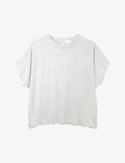 Notch-bag Relaxed-fit Cotton T-shirt