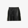 GOOD AMERICAN Better Than Leather High-rise Wide-leg Shorts 2 GOOD AMERICAN Better Than Leather High-rise Wide-leg Shorts -Whistles Shop R04070235 BLACK001 M