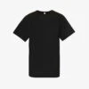 Toteme Logo-embroidered Organic Cotton T-shirt -Whistles Shop R04077099 BLACK M
