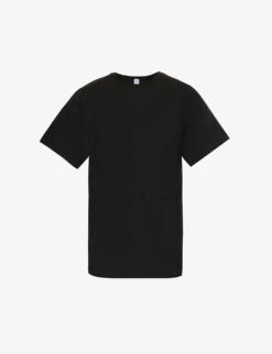 Toteme Logo-embroidered Organic Cotton T-shirt
