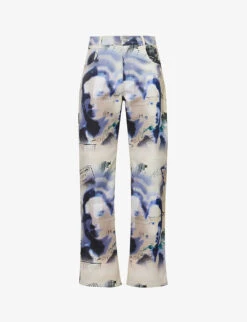 Fargo Flared High-rise Stretch-woven Jeans