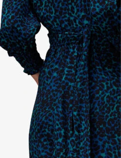 Whistles Leopard-print Tied-back Woven Jumpsuit -Whistles Shop R04089119 ALT05